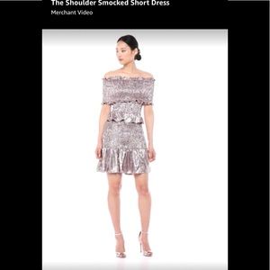 Elliatt radiance off shoulder dress medium NWT Runs small